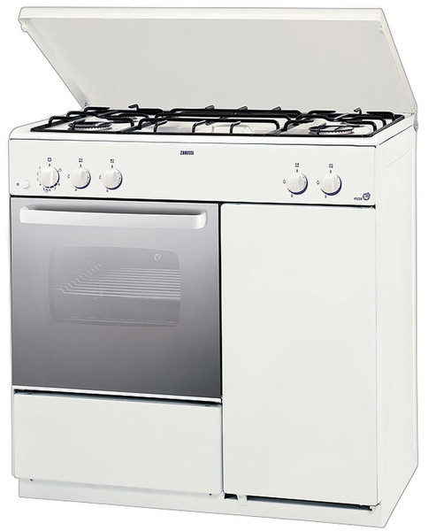 Zanussi ZCG853GW Freestanding Gas hob White cooker