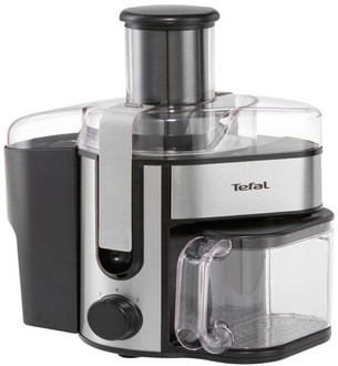 Tefal ZE810 900W Schwarz, Silber Saftpresse