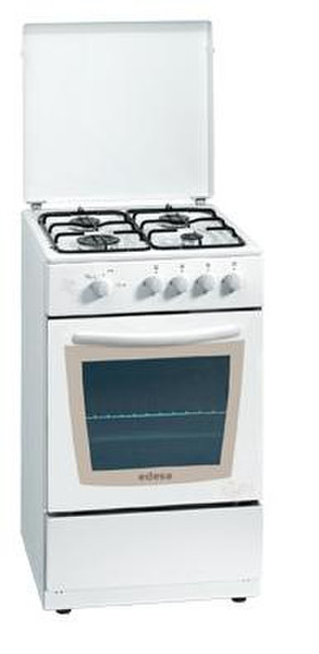 Edesa ROMAN-4GSBUT Freestanding Gas hob White cooker