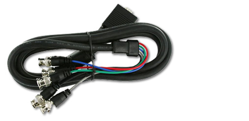 Magenta 8450277-03 0.9m VGA (D-Sub) 5 x BNC Schwarz Videokabel-Adapter