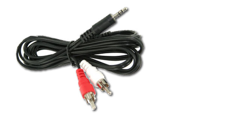 Magenta 8450311-06 1.8м 3.5mm 2 x RCA Черный аудио кабель