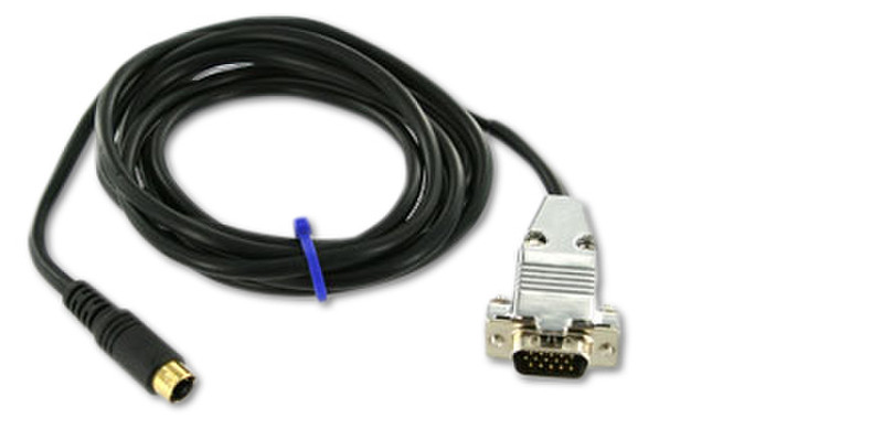 Magenta 845R0324-06 1.8m VGA (D-Sub) S-Video (4-pin) Schwarz Videokabel-Adapter