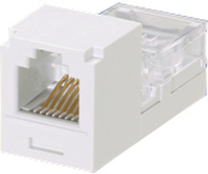 Panduit CJ64WHY RJ-11 White cable interface/gender adapter