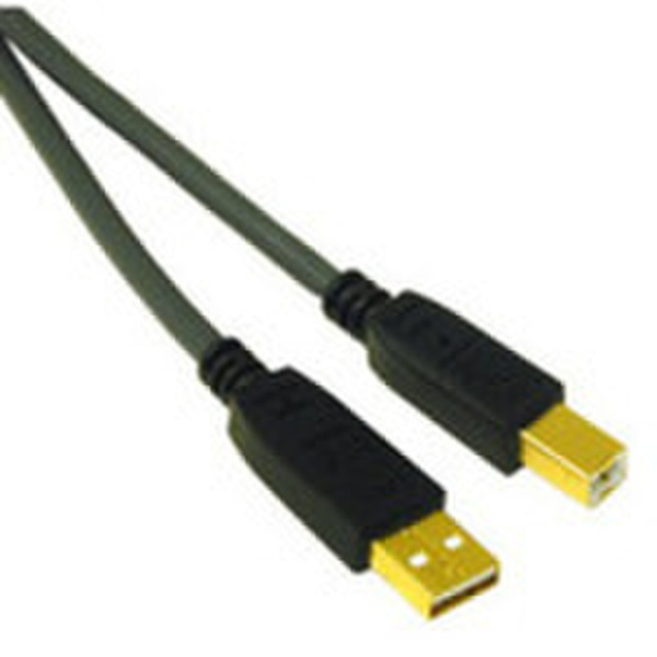 C2G 2m Ultima USB 2.0 A/B 2м USB A USB B Серый кабель USB