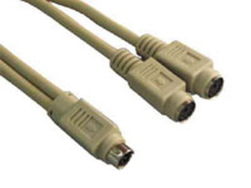 Sandberg PS/2 Splitter, mouse+keyb in 1 PS/2-Kabel