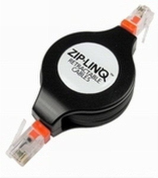ZipLinq RJ45 Crossover 1.2m Black networking cable