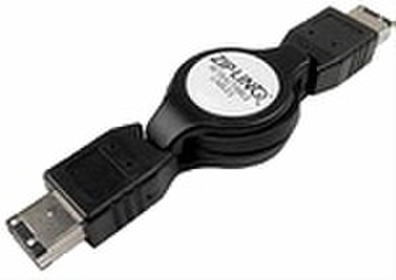 ZipLinq Firewire 6-6 Device Cable 0.76m Black firewire cable