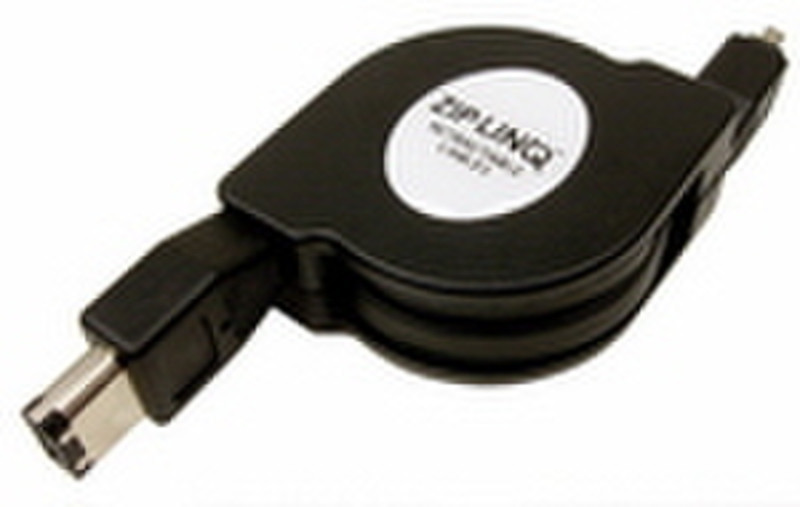 ZipLinq Firewire 6-4 Premium Device Cable 0.76m Black firewire cable
