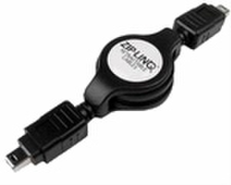 ZipLinq Firewire 4-4 Device Cable 0.76м Черный FireWire кабель