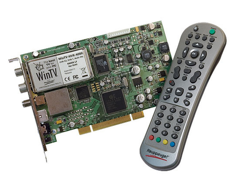 Hauppauge WinTV-HVR-4000 Eingebaut Analog,DVB-T,DVB-S PCI