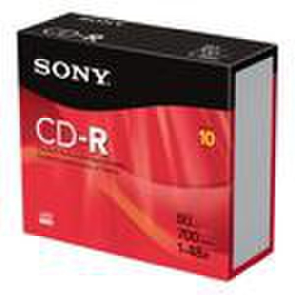 Sony 10CDQ80R CD-R 700МБ 10шт чистые CD