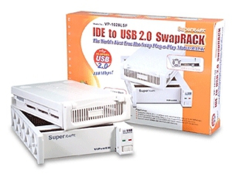 ViPowER SwapRack IDE/USB 2.0 White Weiß
