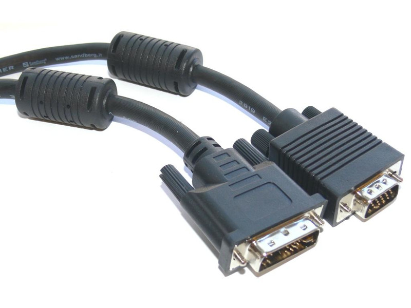 Sandberg Monitor Cable DVI-VGA 5 m