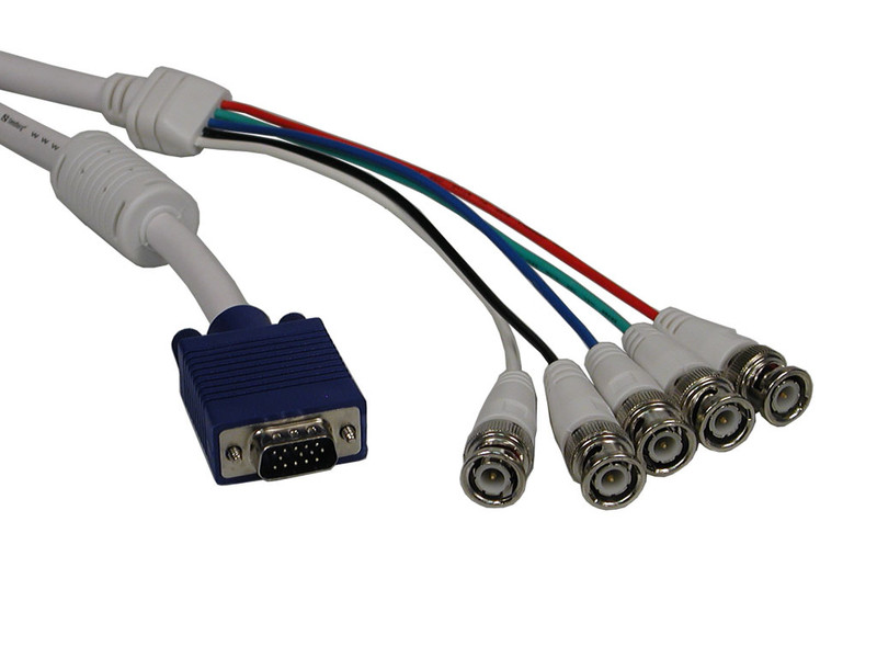 Sandberg Monitor Cable VGA - 5xBNC 1.8