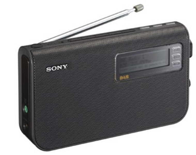 Sony Stylish Digital Radio Портативный Цифровой Черный радиоприемник