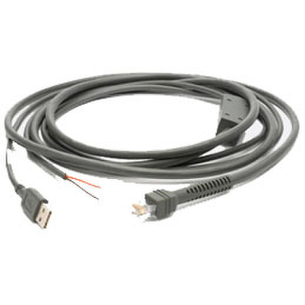 Zebra USB cable 4 pin USB Type A 2.7м USB A Серый кабель USB