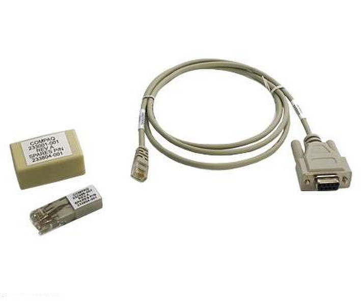 HP 233804-001 RJ-11 DB-9 Бежевый кабельный разъем/переходник
