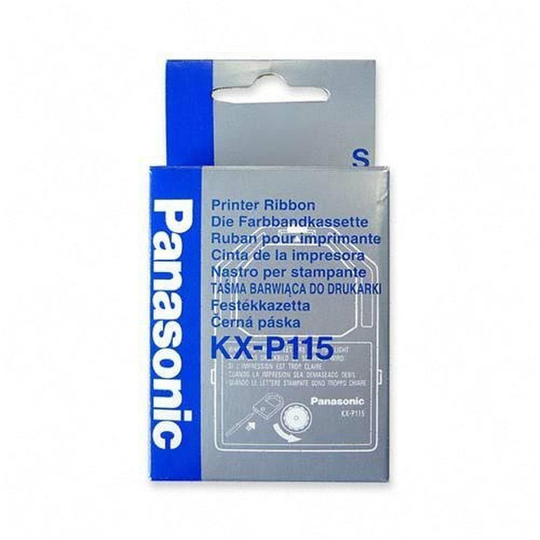 Panasonic KX-P115 Black ribbon Farbband