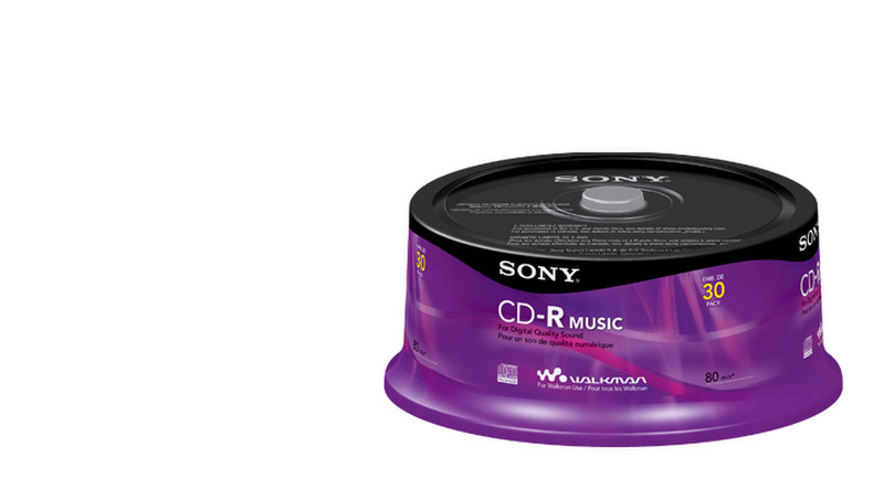 Sony 30CRM80RS CD-R 30pc(s) blank CD