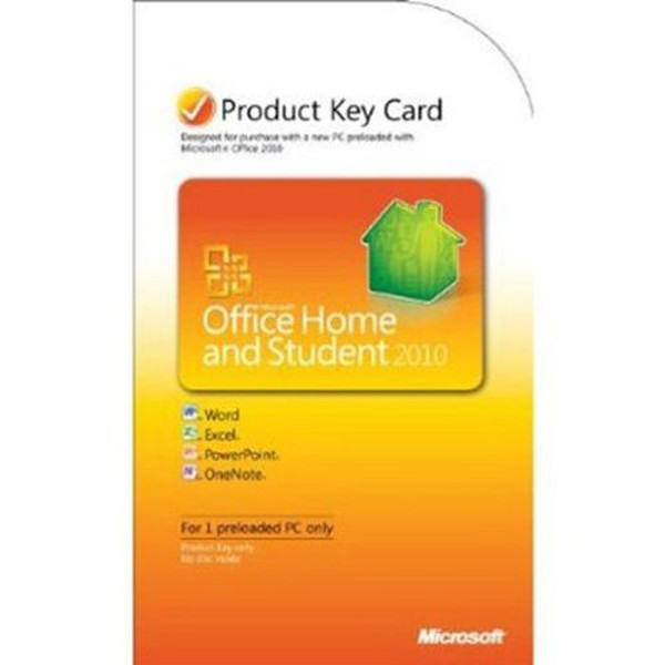 Microsoft Office 2010 Home and Student, PKC, ENG Englisch