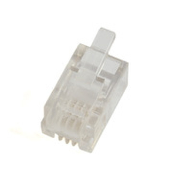 Microconnect Modular Plug 4P4C Transparent