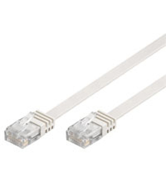 Wentronic 10m RJ-45 Cat6 Cable 10m White networking cable