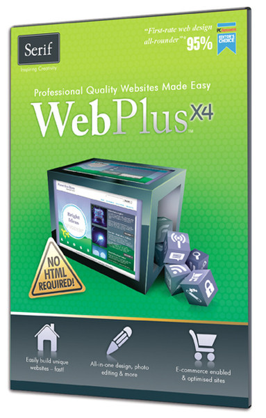 Serif WebPlus X4, Win, Mini-Box, DEU