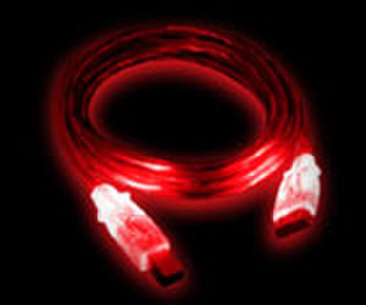 Sharkoon Luminous USB Cable 2m Red 2м Красный кабель USB