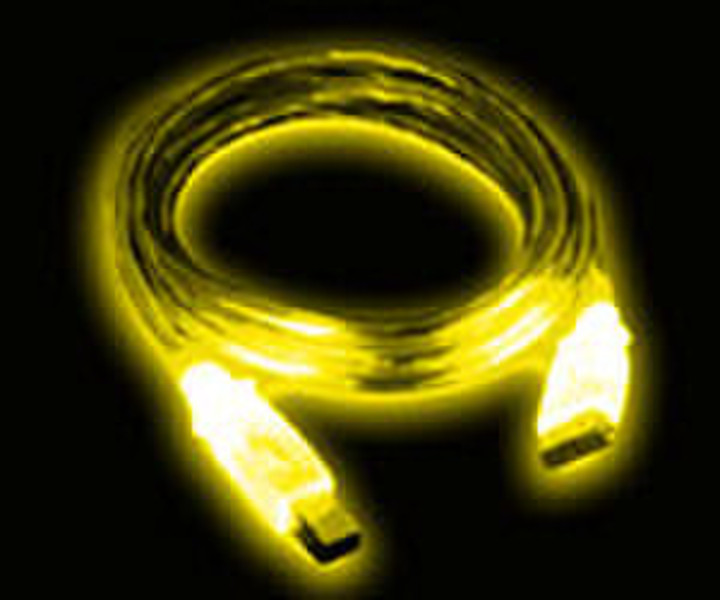 Sharkoon Luminous USB Cable 2m Yellow 2m Yellow USB cable