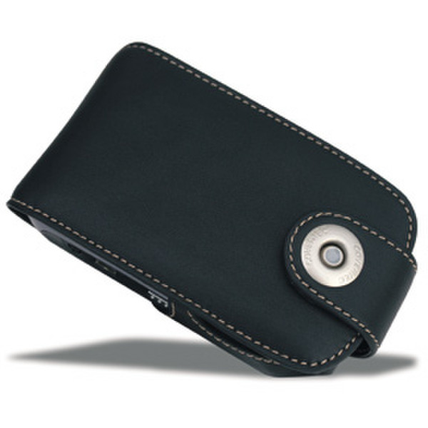 Covertec Leather Case for Blackberry 8700 Schwarz