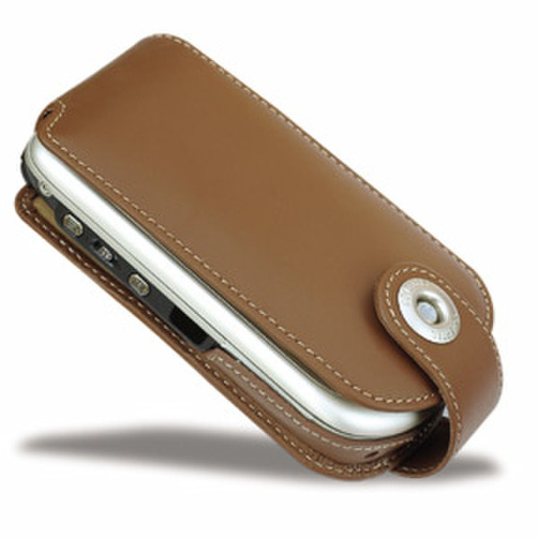 Covertec Luxury Leather Case for PDAs, Brown Braun