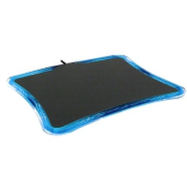 Revoltec LightPad Precision Blue Edition Черный коврик для мышки