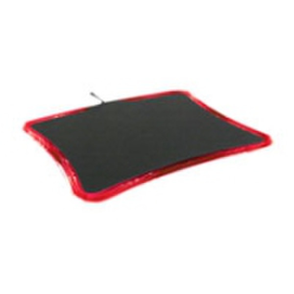 Revoltec LightPad Precision Red Edition Черный коврик для мышки