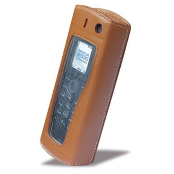 Covertec Leather Case for Nokia 9500, Tan Tan