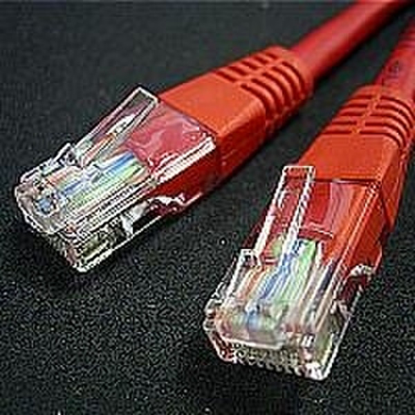 ROLINE UTP Cable Cat.6,red,10m 10m Red networking cable