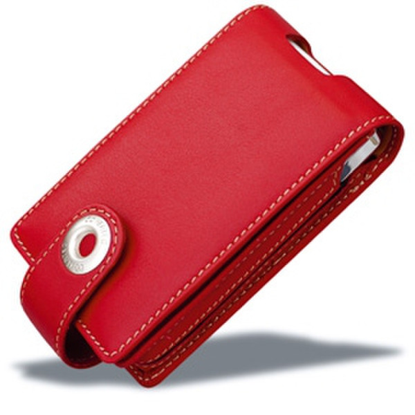 Covertec Leather Case for iPod 4G & Photo, Red Красный