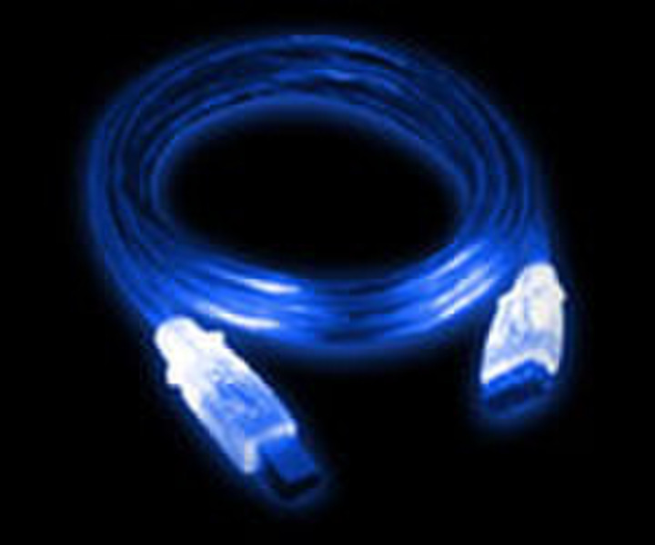 Sharkoon Luminous USB Cable 2m Blue 2m Blue USB cable