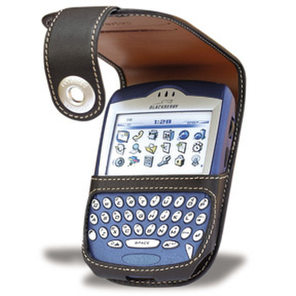 Covertec Leather Case for Blackberry 6200/7200, Black Black