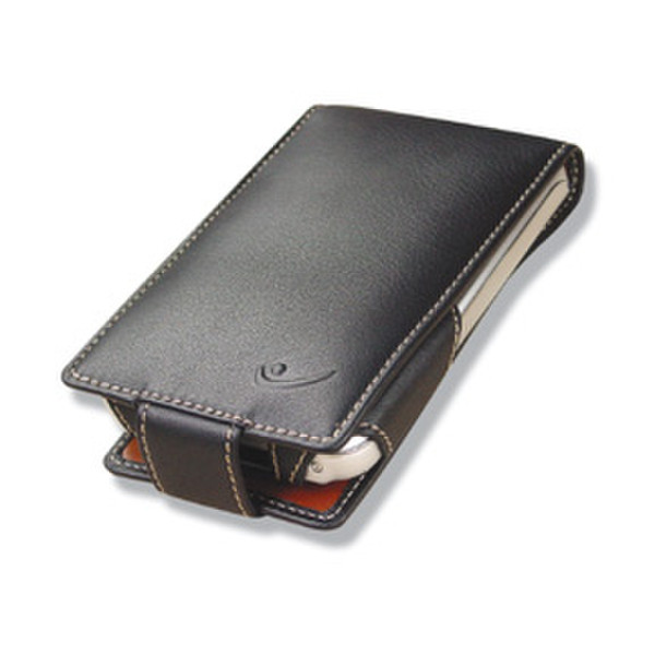 Covertec Leather Case for Sony Clie T Black