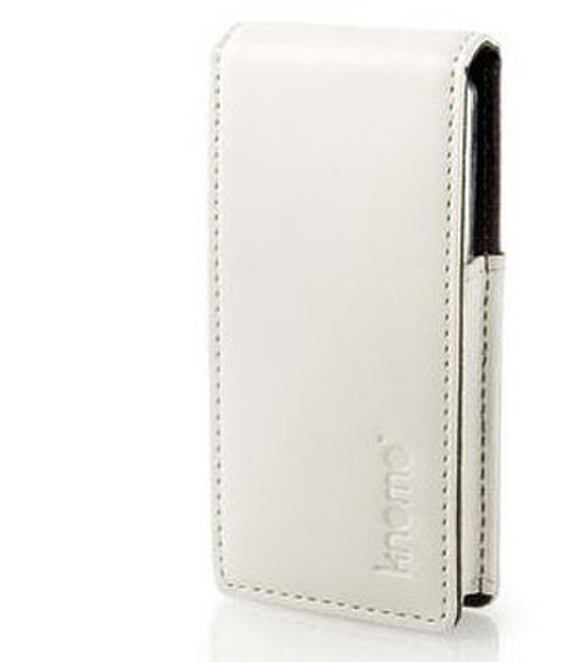 Knomo Leather Case for iPod nano, Porcelain Weiß