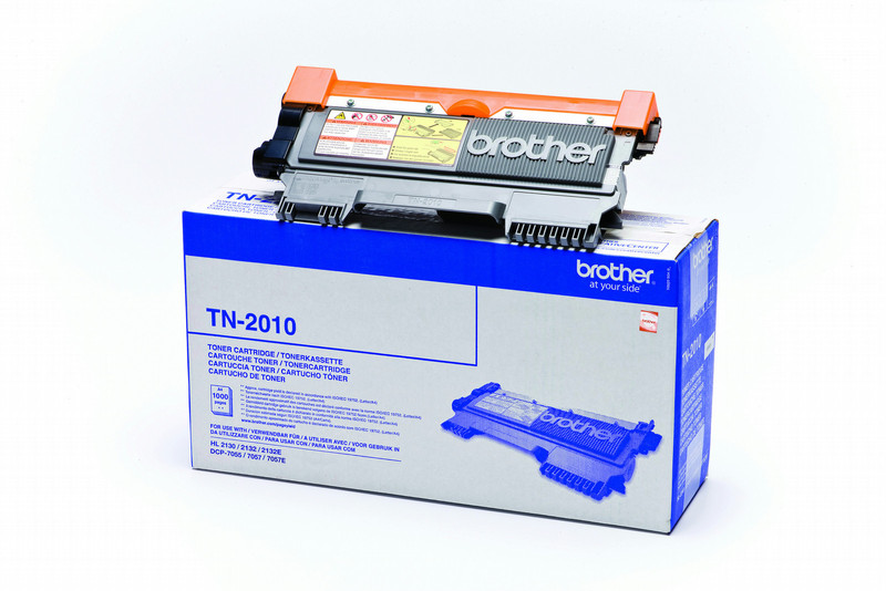 Brother TN-2010 Тонер 1000страниц Черный тонер и картридж для лазерного принтера