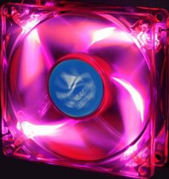 Sharkoon UV-reactive LED Casefan, Red 80mm