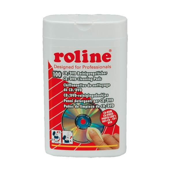 ROLINE CD/DVD-Cleaning-Tissues