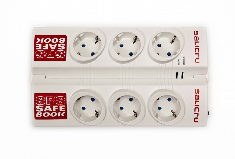 Salicru SPS.SAFE BOOK 6AC outlet(s) 230V White surge protector