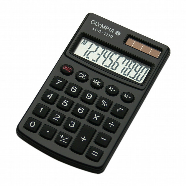 Olympia LCD 1110 Карман Basic calculator Черный