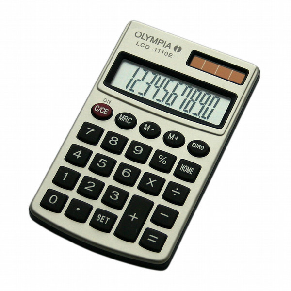 Olympia LCD 1110 E Pocket Basic calculator Silver