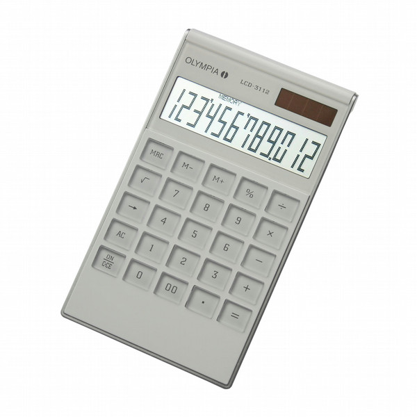 Olympia LCD 3112 Настольный Basic calculator Белый