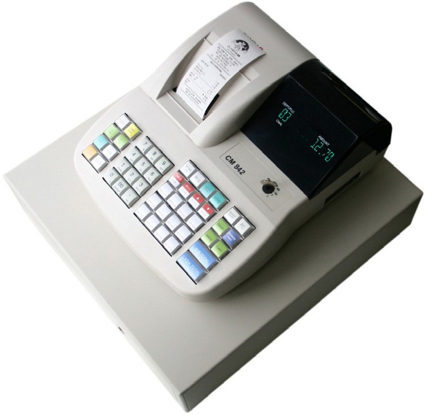 Olympia CM 842 Thermal Transfer VFD cash register