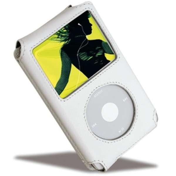 Covertec Luxury Pouch Case for iPod video, White Weiß