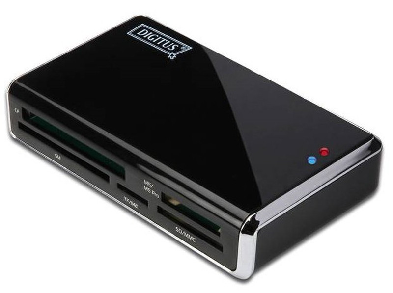 Digitus USB 2.0 Card Reader Черный устройство для чтения карт флэш-памяти